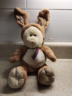 2008 Starbucks Company Plush Bear With Bunny Ears - Image 1 of 4