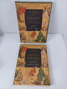 A Treasury of Grand Opera Edited by Henry Simon 1946 with Slipcover Free Ship - Picture 1 of 14