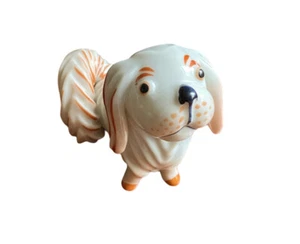 Metzler Ortloff Figurine Pekingese Dog Bosse Germany Porcelain Art Deco Rare - Picture 1 of 9
