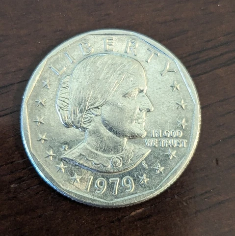 Susan B Anthony Liberty 1979 P - FG - Frank Gasparro RARE One Dollar U.S. Coin Cover