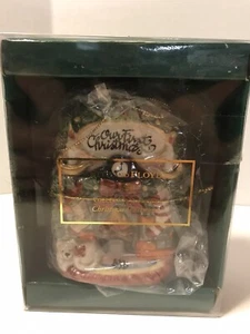 FITZ AND FLOYD OUR FIRST CHRISTMAS ORNAMENT 1996 NIB COLLECTORS ITEM - Picture 1 of 10
