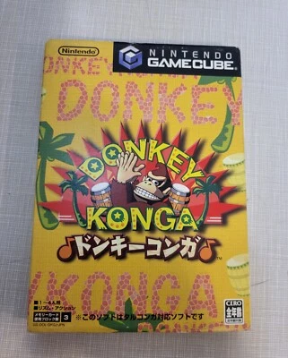 Donkey Konga Nintendo GameCube NGC GC Japan Import US Seller GG386 READ - Image 1 of 4