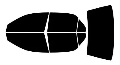 Тонировка окна для седана Mitsubishi Lancer 2002-2007 предварительно нарезанная нанокерамическая пленка комплект - Изображение 1 из 4