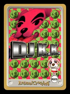 Nintendo Animal Crossing e-Reader (2002) Serie 1 DJ K.K. #M03 Town Tune Card - Bild 1 von 2