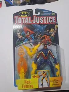 Figura de acción Kenner 1997 Total Justice Black Lightning - nueva en caja - Imagen 1 de 2