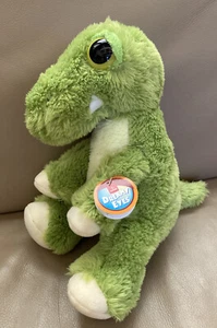 Aurora World Dreamy Eyes Plush T-Rex Dinosaur Stuffed Animal 11" 21250 - Picture 1 of 7
