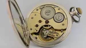 orologio da tasca argento funziona silver pocket watch working C8 - Imagen 1 de 18