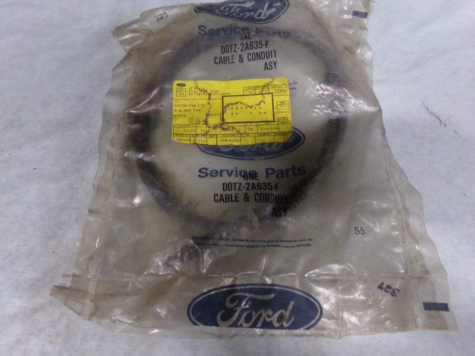 Brake Cable Assy. 右握后部,1970/72 F100 4 x 4,福特卡车,全新无标签 — 第 1/4 张图片