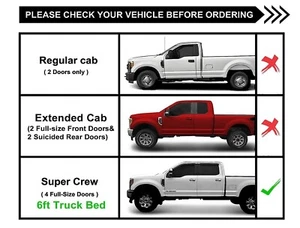 Bloqueo de puerta trasera eléctrica con arnés de cableado compatible para Toyota Tacoma doble cabina - Imagen 1 de 6