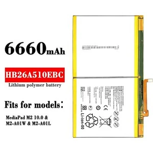 Batería 6660mAh HB26A510EBC para Hi MediaPad M3 Lite 10 M2 10.0 HDN-W09 BAH-L01 - Imagen 1 de 5