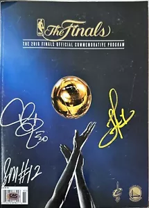 LeBron James Kyrie Irving Jordan McRae signed 2016 Final Program W/CAS - Picture 1 of 2