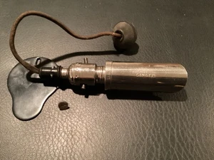 Original Vintage Singer Sewing Machine Light Chrome & Cloth Wire 66 99 15 28 27 - Picture 1 of 3