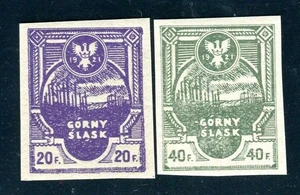 UPPER SILESIA 1921 2xB, 4xB ** MNH FLAWLESS INSURGENTS 90€(I2619 - Picture 1 of 2