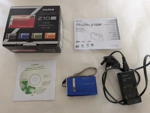 Fujifilm Digital Camera FinePix Z10fd 7.2MP Blue Tested - Picture 1 of 8