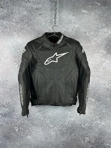 Alpine Stars Alpinestars Gl Plus R Jacket Men’s Black Leather Sz US 40, EU 50 M - Bild 1 von 21