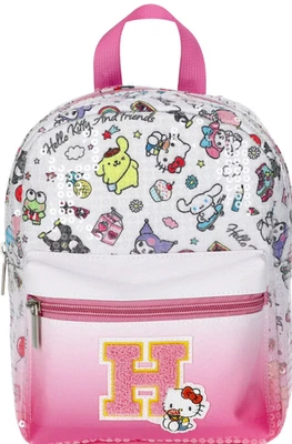 Hello Kitty And Friends Colorful Sequin Mini Backpack Girls NEW - Image 1 of 4