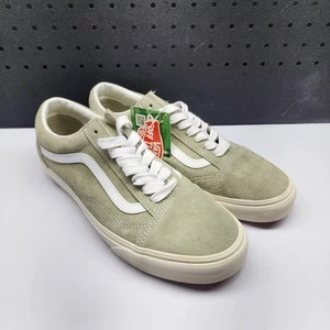 VANS Old Skool Gray White Suede Sneakers 9.5 Men 11 Women Shoes NEW  - Picture 1 of 10