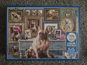 Frenchie 500 Piece Jigsaw Puzzle Cobble Hill - Picture 1 of 1