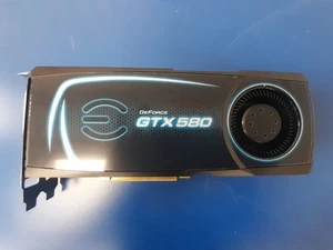 EVGA NVIDIA GEFORCE GTX 580 GRAPHICS CARD 1.5GB (015-P3-1582-BR) 1.56 HDMI DVI - Picture 1 of 7