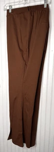 Ava & Viv Pants Womens 2X Brown Pull On Stretch Straight Work Career Kick NEW - Picture 1 of 14