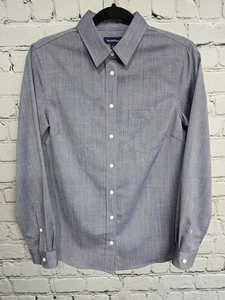 Wool & Prince Mens Small Button Down Shirt Blue 100% Wool Classic Preppy Capsule - Picture 1 of 10