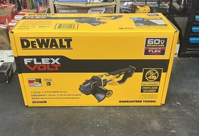 NUEVA amoladora DeWalt DCG460B 60V MAX FLEXVOLT 7" - 9" con freno de retroceso Foto 1 de 2
