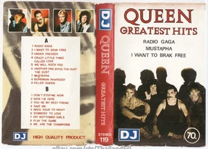 Queen /Greatest Hits /Radio Ga Ga / THAILAND CASSETTE - Picture 1 of 6