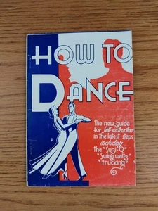 How To Dance SC Instruction Ballroom Dance Steps 1939 Seaman Book-A-Mag Co USA - Picture 1 of 6