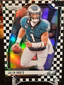 Jalen Hurts 2024 Panini Prizm Football Black White Checker Board SSP #231 Eagles - Bild 1 von 4