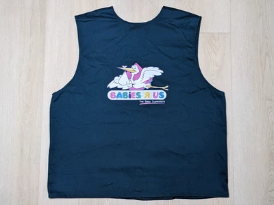 Vintage Babies R Us Uniform Vest Unisex XL Green Geoffrey Giraffe Employee 90's - Image 1 of 4