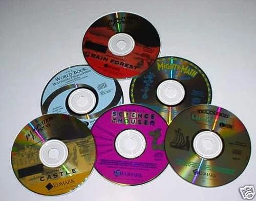 Children's 6 CD educational software collection for old Macintosh & old Windows - Image 1 of 1