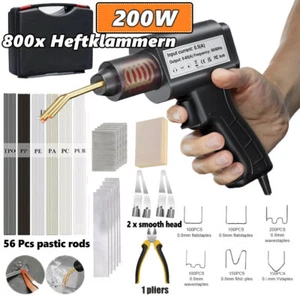 200W 800Klammer Kunststoff Reparatur Schweißgerät Auto Set KFZ Schweißen Plastik - Bild 1 von 12