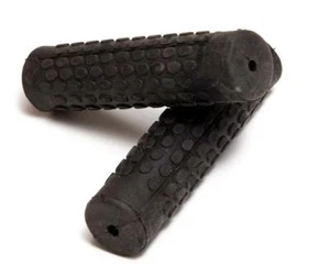 Empuñaduras de manillar texturizadas para bicicleta/bicicleta Cruiser 125 mm 25,4 mm - negras - Imagen 1 de 1