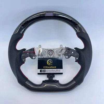 Volante de fibra de carbono real para Lexus IS250/IS300/IS350 2006-2013 Foto 1 de 4