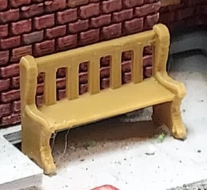 Juego de 10 bancos impresos en 3D escala HO - Imagen 1 de 5
