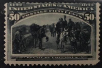 US Scott 240 MNH Fine Catalog value $500 - Image 1 of 2