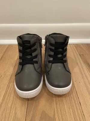 Infant Rain/Fall Walking Boots Stepping Stones (Gray) Size 5 NWT - Imagem 1 de 4