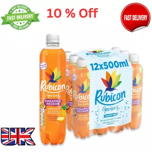 Rubicon Spring Pineapple Passion, Sparkling Spring Water with Real Fruit Juice  - Picture 1 of 3
