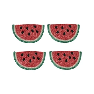 "Handcrafted Bead Coaster-Elegant & Durable Drink Coasters- Perfect Home Decor" - Picture 1 of 7