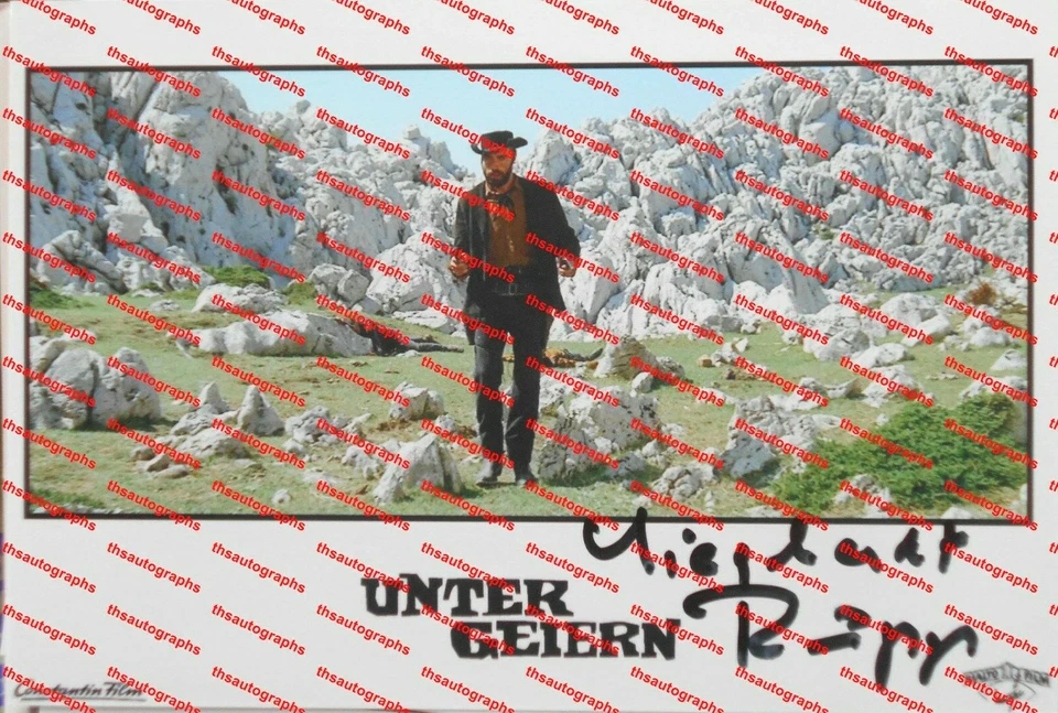 SIEGHARDT RUPP (+) original signiert – 10x15cm - WINNETOU - Bild 1 von 1