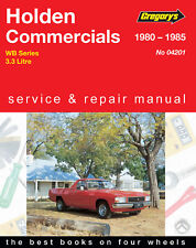 Holden Commercials WB 1980-1985 Gregorys Workshop Manual
