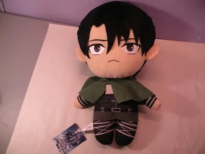 Attack on Titan Mikasa Levi 18” Plush Doll Funimation With Tags - Imagen 1 de 6