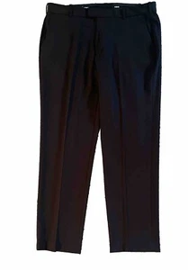 Izod Men’s Black Chino Pants ~ Straight ~ Flat Front ~ Casual ~ Stretch 34 X 30 - Picture 1 of 5