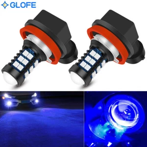 2X H11 H8 LED Fog Driving Light Bulbs SMD 3030 12V High Power Bright DRL Blue - Picture 1 of 7