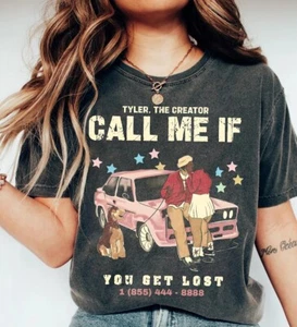 Call Me If You Get Lost Tyler Vintage Shirt, Hip Hop Tee, Rapper Gift, Gift Fan - Picture 1 of 5