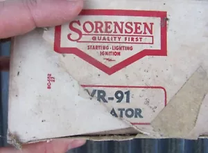 NOS Sorenson VR-91 Voltage Regulator Negative Ground 12 Volt - Picture 1 of 7