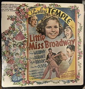 Vintage Shirley Temple 2 Record Set LP - Little Miss Broadway - Sealed - Imagen 1 de 6