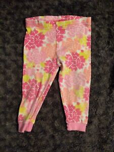 Made With Love From Place Pink Flower Pants, 12-18 Months Girls.