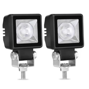 2X 2"inch LED Work Light Bar Spot Cube Pods Offroad Driving Fog Lamp +Wiring US - Bild 1 von 12