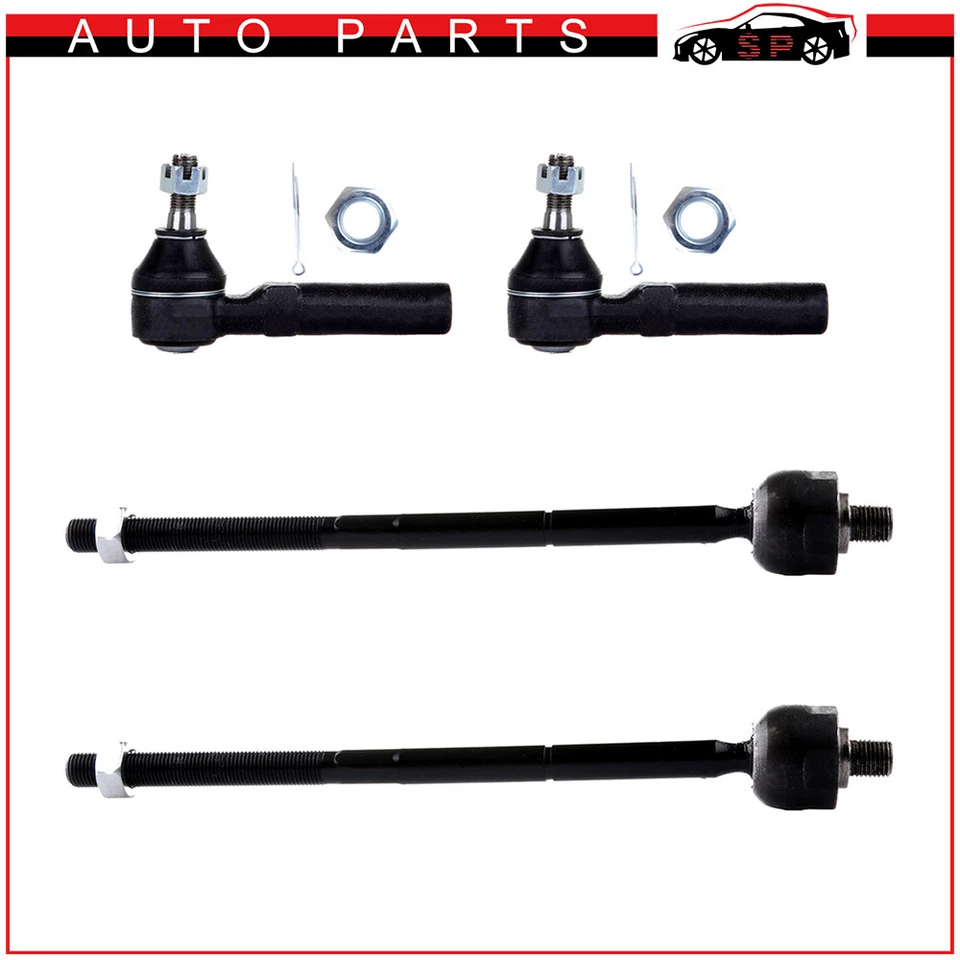 4x Para Chrysler Plymouth 2000 2001 Neón No Turbo Frontal Interior Exterior Tie Rod Extrems Foto 1 de 1